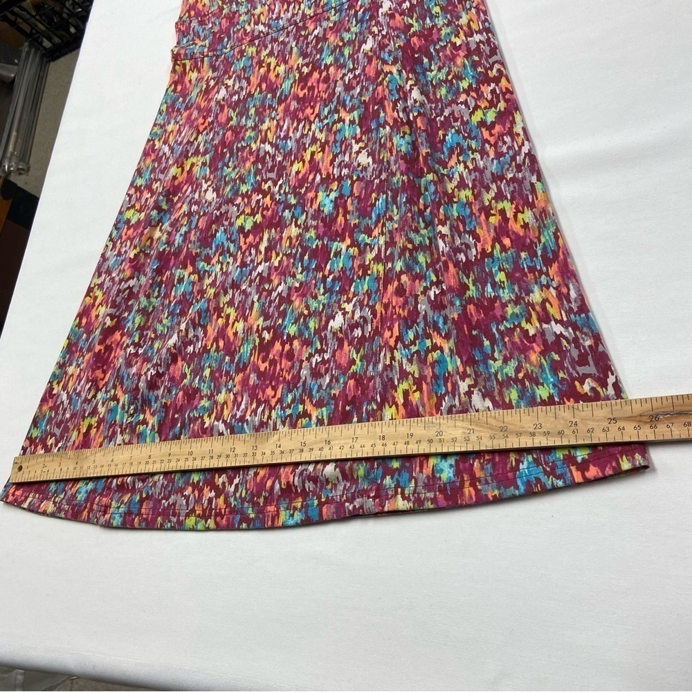 Royal Robbins Cotton Dress Jersey Knit Stretch Rainbow Althleisure Med Gorpcore - Picture 16 of 16